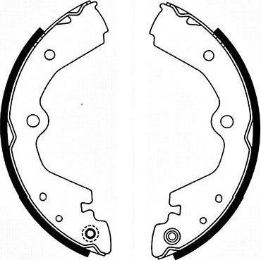 Kavo Parts BS-7430 - Brake Shoe Set www.autospares.lv