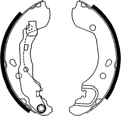 Kavo Parts BS-7420 - Bremžu loku komplekts autospares.lv