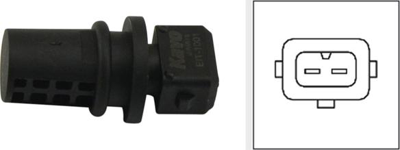 Kavo Parts EIT-1001 - Devējs, Ieplūstošā gaisa temperatūra www.autospares.lv