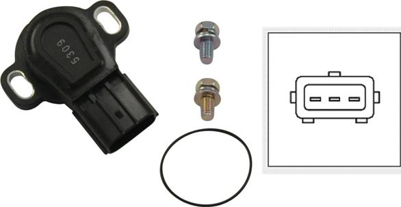 Kavo Parts ETP-4501 - Devējs, Droseļvārsta stāvoklis www.autospares.lv