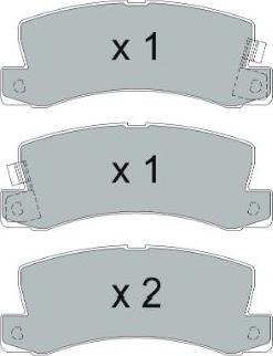 Kavo Parts KBP-9138 - Brake Pad Set, disc brake www.autospares.lv