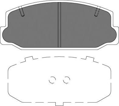 Kavo Parts KBP-9126 - Bremžu uzliku kompl., Disku bremzes autospares.lv