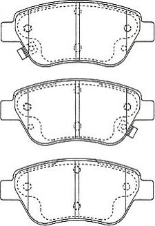 Kavo Parts KBP-5562 - Тормозные колодки, дисковые, комплект www.autospares.lv