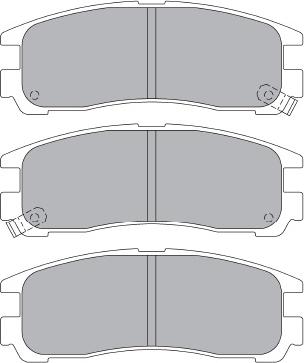 Kavo Parts KBP-5509 - Brake Pad Set, disc brake www.autospares.lv