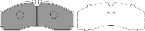 Kavo Parts KBP-6598 - Brake Pad Set, disc brake www.autospares.lv