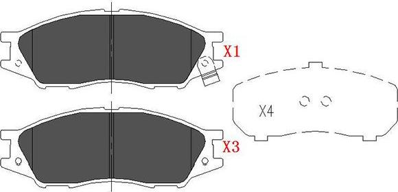 Kavo Parts KBP-6577 - Тормозные колодки, дисковые, комплект www.autospares.lv