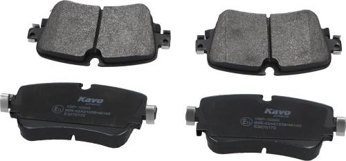 Kavo Parts KBP-10040 - Bremžu uzliku kompl., Disku bremzes www.autospares.lv