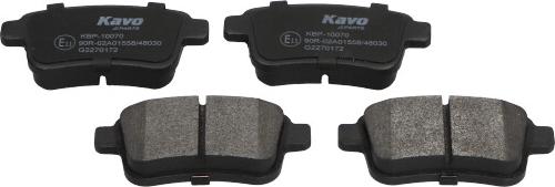 Kavo Parts KBP-10070 - Bremžu uzliku kompl., Disku bremzes www.autospares.lv