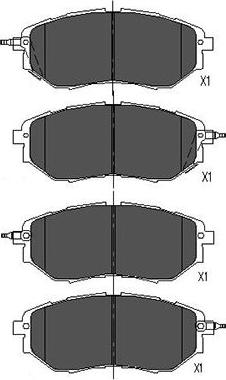 Kavo Parts KBP-8020 - Brake Pad Set, disc brake www.autospares.lv