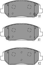 Kavo Parts KBP-3055 - Тормозные колодки, дисковые, комплект www.autospares.lv