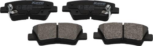 Kavo Parts KBP-3062 - Bremžu uzliku kompl., Disku bremzes www.autospares.lv