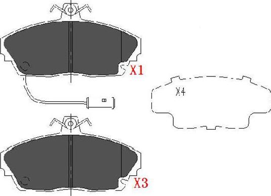 Kavo Parts KBP-2019 - Bremžu uzliku kompl., Disku bremzes autospares.lv