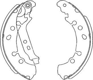 Kavo Parts KBS-9906 - Bremžu loku komplekts www.autospares.lv