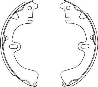 Kavo Parts KBS-9914 - Brake Shoe Set www.autospares.lv