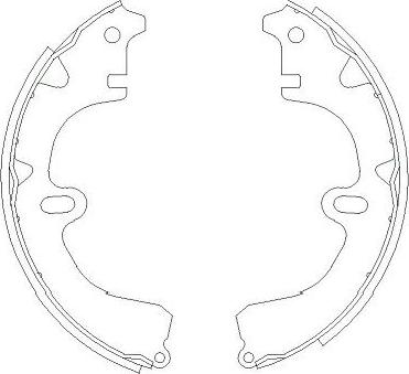 Kavo Parts KBS-9918 - Brake Shoe Set www.autospares.lv