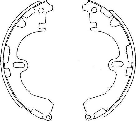 Kavo Parts KBS-9912 - Brake Shoe Set www.autospares.lv