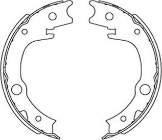 Kavo Parts KBS-9925 - Brake Shoe Set www.autospares.lv