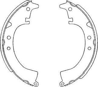 Kavo Parts KBS-9921 - Bremžu loku komplekts www.autospares.lv