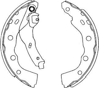 Kavo Parts KBS-6415 - Bremžu loku komplekts autospares.lv