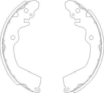 Kavo Parts KBS-6410 - Brake Shoe Set www.autospares.lv