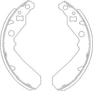 Kavo Parts KBS-1902 - Bremžu loku komplekts autospares.lv