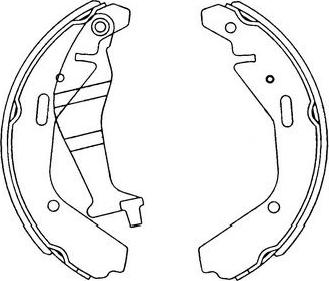 Kavo Parts KBS-8904 - Bremžu loku komplekts www.autospares.lv