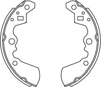 Kavo Parts KBS-8906 - Bremžu loku komplekts www.autospares.lv