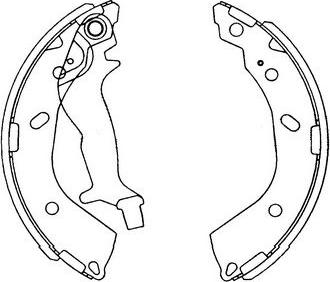 Kavo Parts KBS-3412 - Bremžu loku komplekts www.autospares.lv