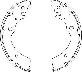 Kavo Parts KBS-2901 - Bremžu loku komplekts autospares.lv