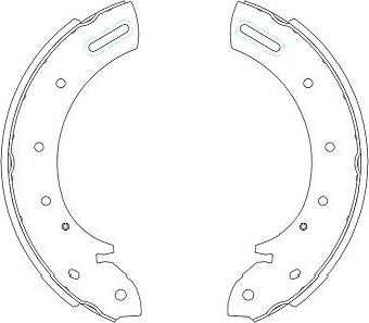 Kavo Parts KBS-7406 - Bremžu loku komplekts autospares.lv