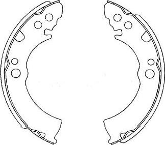 Kavo Parts KBS-7421 - Bremžu loku komplekts autospares.lv