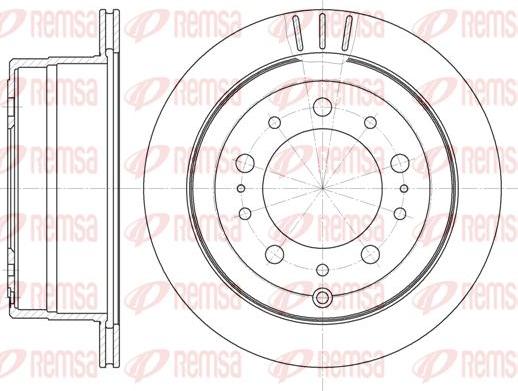 Kawe 6948 10 - Bremžu diski www.autospares.lv