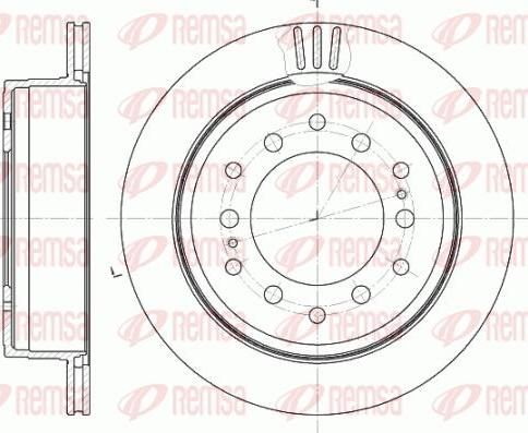 Kawe 6956 10 - Bremžu diski www.autospares.lv