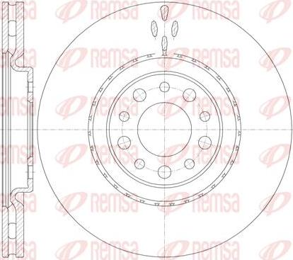 Kawe 6965 10 - Bremžu diski www.autospares.lv