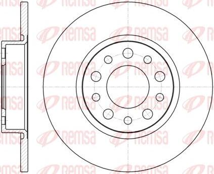 Kawe 6967 00 - Bremžu diski www.autospares.lv