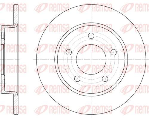 Kawe 6906 00 - Bremžu diski www.autospares.lv