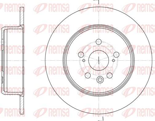 Kawe 6915 00 - Bremžu diski www.autospares.lv