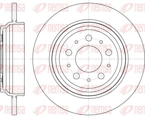 Kawe 6916 00 - Bremžu diski www.autospares.lv