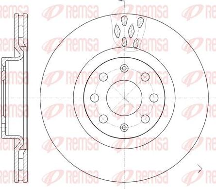 Kawe 6982 10 - Bremžu diski www.autospares.lv