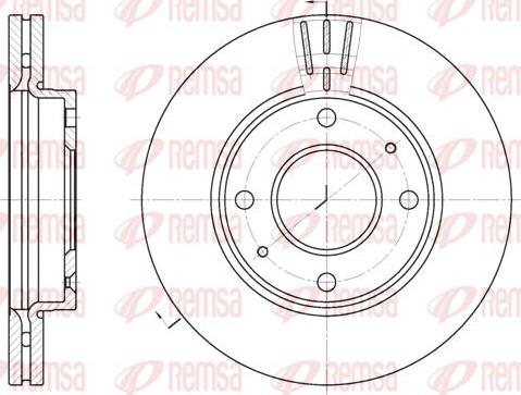 Kawe 6987 10 - Bremžu diski www.autospares.lv