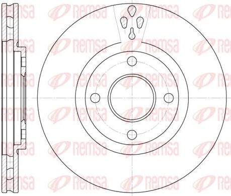 Kawe 6934 10 - Bremžu diski www.autospares.lv