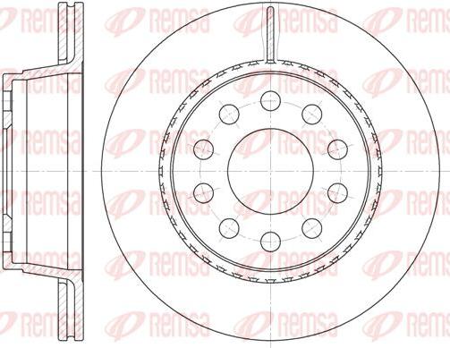 Kawe 6930 10 - Bremžu diski www.autospares.lv