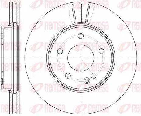 Kawe 6495 10 - Bremžu diski www.autospares.lv