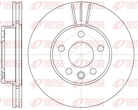 Kawe 6496 10 - Bremžu diski autospares.lv