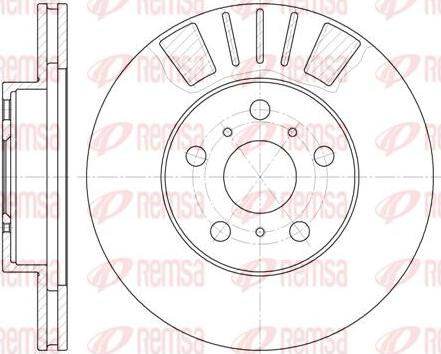 Kawe 6445 10 - Bremžu diski www.autospares.lv