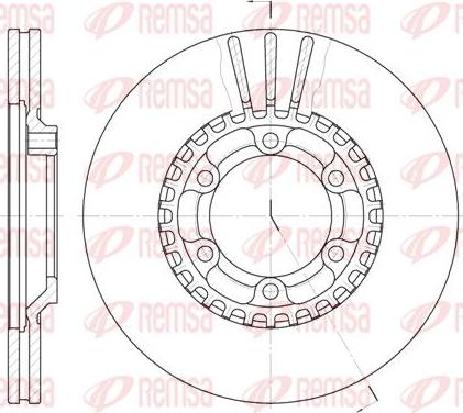 Kawe 6446 10 - Bremžu diski www.autospares.lv