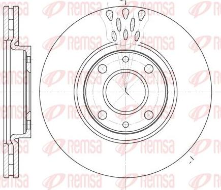 Kawe 6443 10 - Bremžu diski autospares.lv