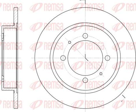 Kawe 6447 00 - Bremžu diski autospares.lv