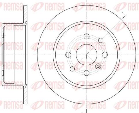 Kawe 6454 00 - Bremžu diski www.autospares.lv