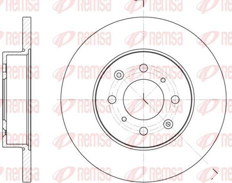 Kawe 6451 00 - Bremžu diski www.autospares.lv